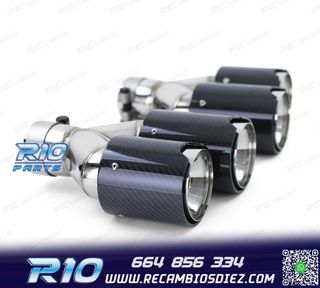 COLAS ESCAPE BMW LOOK M PERFORMANCE CROMO CARBONO