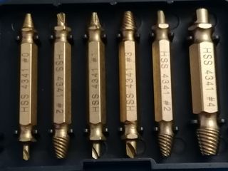 Brocas Extractoras de Tornillos HSS 4341