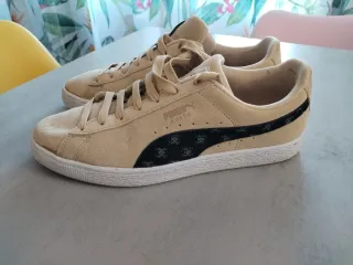 Zapatillas Puma Suede Hombre Beige