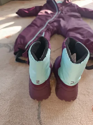 Mono y botas esquí niña Decathlon