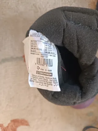 Mono y botas esquí niña Decathlon