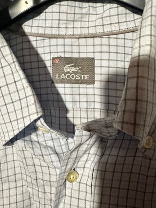 Camicia a quadri Lacoste uomo taglia M
