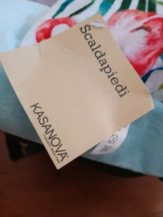 Scaldapiedi nuovo con fantasia fenicotteri