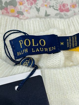 Jersey Polo Ralph Lauren Cable Knit M