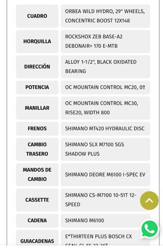 Orbea Wild H20 2025 talla M