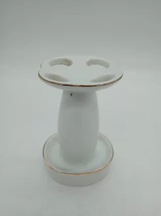 Porta spazzolini vintage ceramica dipinta Japan