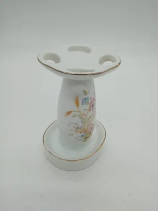 Porta spazzolini vintage ceramica dipinta Japan