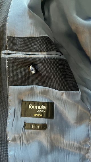 Traje chico azul talla 36