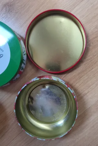 Lote 3 latas grandes para velas