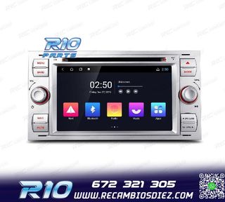 RADIO GPS ANDROID 12 PARA FORD FOCUS C-MAX FIESTA GALAXY KUG