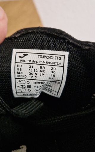 Botas fútbol sala Joma Talla 31