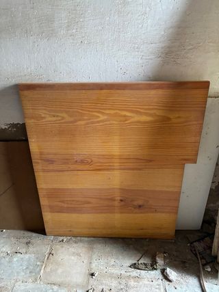 Huellas de escalera de madera