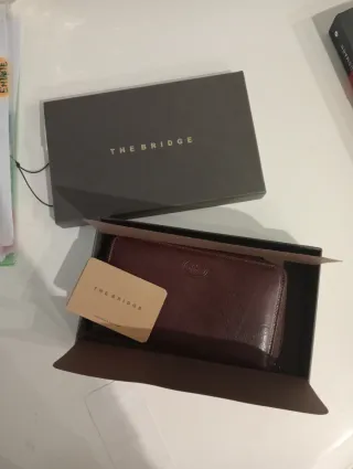 Maxi portafogli The Bridge donna marrone