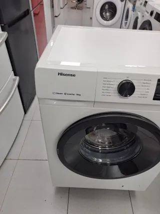 ☆Lavadora Hisense nueva con tara 10,kg r.p.m 1400☆