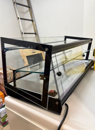 Vitrina expositora nueva con luz