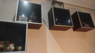 Armario de pared cristal madera 10€ unidad