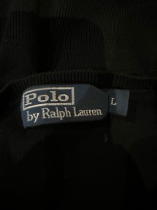 Jersey Ralph Lauren Bordado Negro L