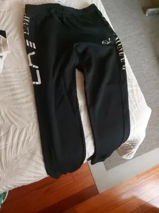 Conjunto Chándal EA7 Negro y Blanco