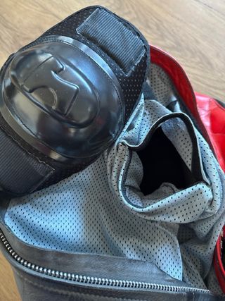 Chaqueta de piel para moto vintage