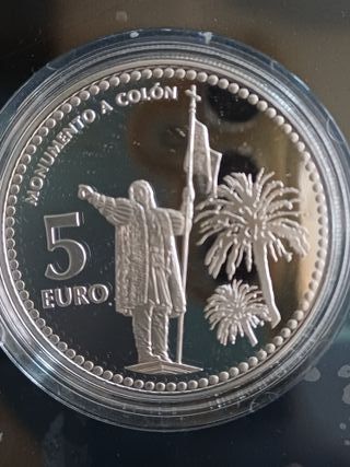 HUELVA Monumento a Colón 5 Euro