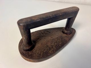 Planchas antiguas de hierro (3 unidades)