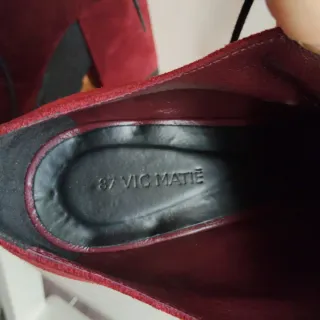 Scarpe 87VIC MATIE' rosso bordeaux con plateau