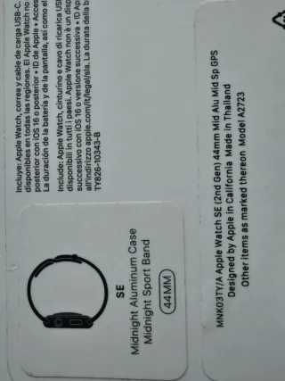 Apple Watch SE 2ª Gen