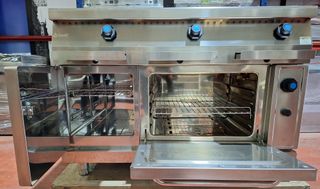 Cocina Industrial Jemi 3 fuegos + Horno