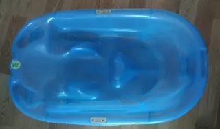 Bañera para bebé azul