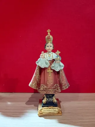 Statua Gesù Bambino di Praga cm 16