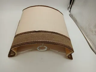 Paralume vintage classico beige/marrone