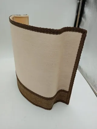 Paralume vintage classico beige/marrone