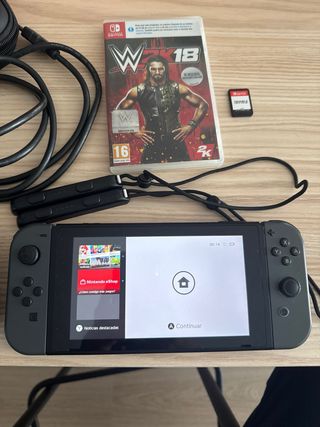 Nintendo Switch + Juego WWE 2K18