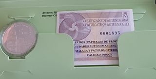 MALAGA Moneda 5 Euros Catedral de Málaga