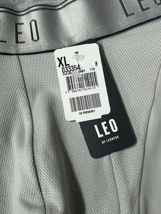 Boxer Leo Talla XL Gris