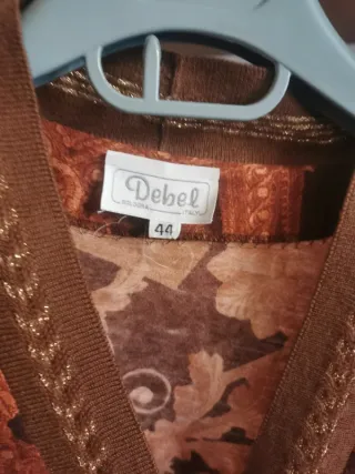 Giacca donna marrone con dettagli oro