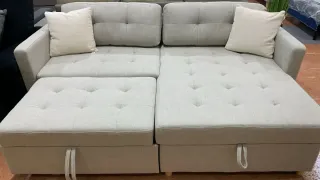 Sofá Cama Índigo Beige