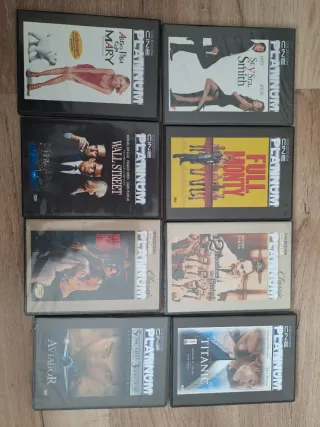Lote 8 Películas DVD Colección Platinum