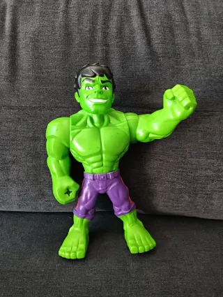 Muñecos Spiderman y Hulk Marvel