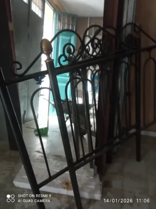 Juego de mimbre para jardín