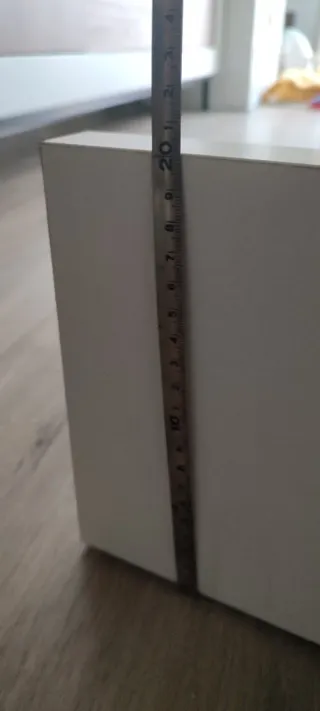 Estantería madera blanca 140x20