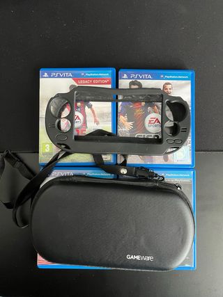 PS Vita + Funda y Juegos