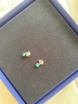 Conjunto Joyas Swarovski Azul y Plata