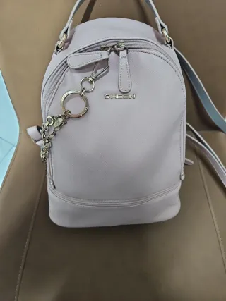 Zainetto rosa e argento