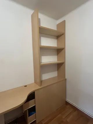 Escritorio madera y metal