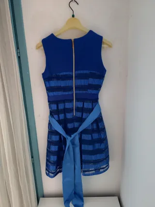 Vestido corto azul Charm's Paris