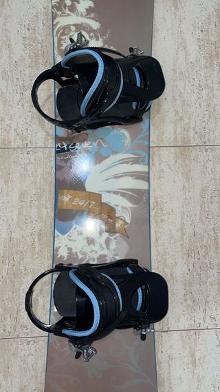 Tabla Snowboard Fawn 151cm 24/7 + BOTAS TALLA 40