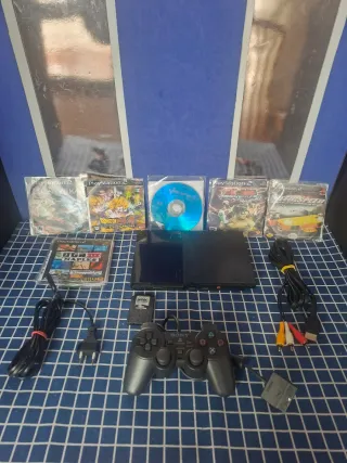 PS2 SLIM ORIGINAL COMPLETA