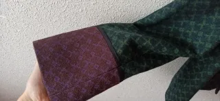 Cazadora Indiwoman Verde y Morado Talla M