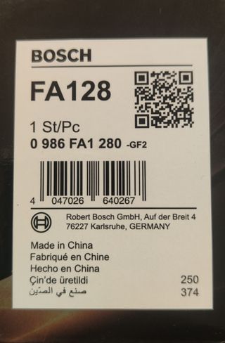 Batería Bosch FA128 AGM Nueva